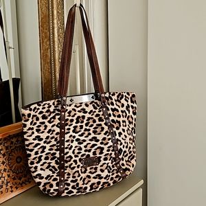 Patricia Nash Benvenuto calf hair tote